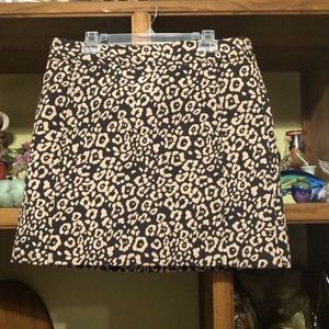 Loft Cheetah Print Skirt